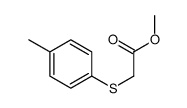methyl 2-(4-methylphenyl)sulfanylacetate结构式