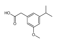 3-Isopropyl-5-methoxyphenylacetic acid structure