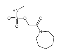 1-[2-(methylsulfamoyloxy)acetyl]azepane结构式