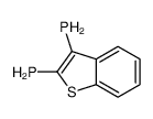 (2-phosphanyl-1-benzothiophen-3-yl)phosphane Structure