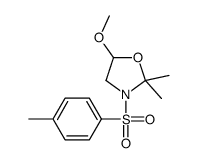 5-methoxy-2,2-dimethyl-3-(4-methylphenyl)sulfonyl-1,3-oxazolidine结构式