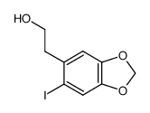 2-(2'-iodo-4',5'-methylenedioxyphenyl)ethanol Structure