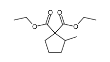 methyl-2 cyclopentanedicarboxylate-1,1 de diethyle结构式