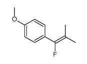 1-(1-fluoro-2-methylprop-1-enyl)-4-methoxybenzene结构式