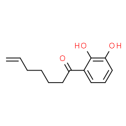 6-Hepten-1-one, 1-(2,3-dihydroxyphenyl)- (9CI) Structure
