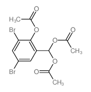 Methanediol,1-[2-(acetyloxy)-3,5-dibromophenyl]-, 1,1-diacetate picture