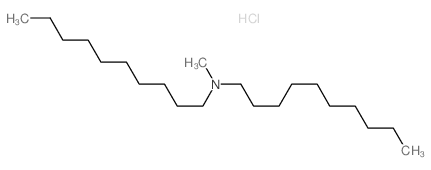 N-decyl-N-methyl-decan-1-amine结构式