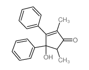 2-Cyclopenten-1-one,4-hydroxy-2,5-dimethyl-3,4-diphenyl- picture