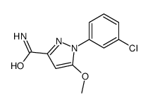 3-carbamoyl-1-(3-chlorophenyl)-5-methoxypyrazole picture