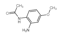 N-(2-氨基-4-甲氧基苯基)乙酰胺结构式