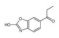 6-propanoyl-3H-1,3-benzoxazol-2-one结构式