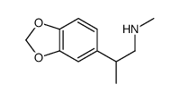 2-(1,3-benzodioxol-5-yl)-N-methylpropan-1-amine Structure