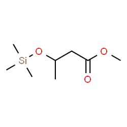 3-(Trimethylsiloxy)butanoic acid methyl ester structure