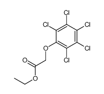 ethyl 2-(2,3,4,5,6-pentachlorophenoxy)acetate结构式