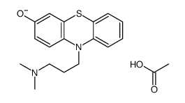 10-[3-(Dimethylamino)propyl]-10H-phenothiazin-3-ol acetate structure