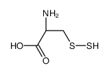 (2S)-2-amino-3-disulfanyl-propanoic acid Structure