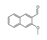 3-甲氧基-2-萘甲醛结构式