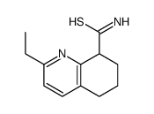 2-ethyl-5,6,7,8-tetrahydroquinoline-8-carbothioamide Structure