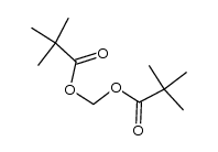 Bis(2,2-dimethylpropionoxy)methan结构式