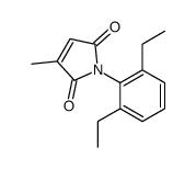 1-(2,6-diethylphenyl)-3-methylpyrrole-2,5-dione结构式
