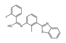 N-[3-(1,3-benzothiazol-2-yl)-2-methylphenyl]-2-iodobenzamide Structure