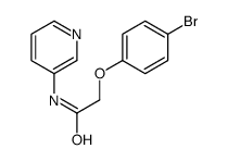 2-(4-bromophenoxy)-N-pyridin-3-ylacetamide Structure