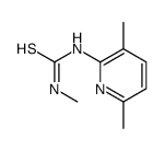 1-(3,6-dimethylpyridin-2-yl)-3-methylthiourea结构式