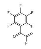2-fluoro-1-(2,3,4,5,6-pentafluorophenyl)prop-2-en-1-one Structure
