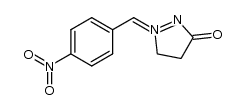 2-(4-nitrobenzylidene)-5-oxopyrazolidin-2-ium-1-ide Structure