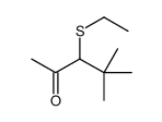 3-ethylsulfanyl-4,4-dimethylpentan-2-one Structure