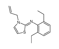 N-(2,6-diethylphenyl)-3-prop-2-enyl-1,3-thiazol-2-imine Structure