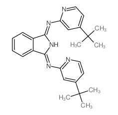 1H-Isoindol-3-amine,N-[4-(1,1-dimethylethyl)-2-pyridinyl]-1-[[4-(1,1-dimethylethyl)-2-pyridinyl]imino]- Structure