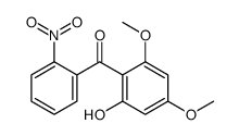 (2-hydroxy-4,6-dimethoxyphenyl)-(2-nitrophenyl)methanone结构式