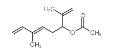 OCIMENYL ACETATE Structure