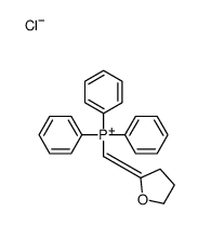 oxolan-2-ylidenemethyl(triphenyl)phosphanium,chloride Structure