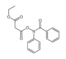 3-O-(N-benzoylanilino) 1-O-ethyl propanedioate结构式