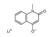 Lithium; 1-methyl-2-oxo-1,2-dihydro-quinolin-4-olate Structure