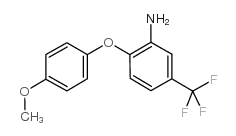 3-Amino-4-(4-methoxyphenoxy)benzotrifluoride structure