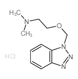 2-(benzotriazol-1-ylmethoxy)-N,N-dimethyl-ethanamine Structure
