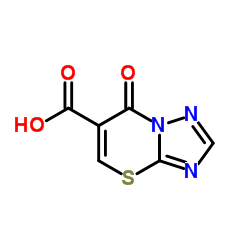 6-carboxy(1,2,4)triazolo(3,2-b)(1,3)thiazin-5-one Structure