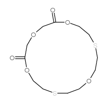 2,6-diketo-10,16-dithia-18-crown-6 Structure