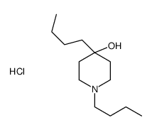 1,4-dibutylpiperidin-4-ol,hydrochloride Structure