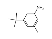 3-(tert-butyl)-5-methylaniline结构式