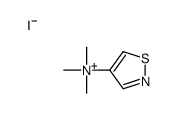 trimethyl(1,2-thiazol-4-yl)azanium,iodide Structure