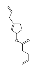 (3-prop-2-enylcyclopent-2-en-1-yl) pent-4-enoate Structure