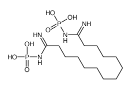 [(1,14-diamino-14-phosphonoiminotetradecylidene)amino]phosphonic acid结构式