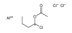 (1-chloro-1-dichloroalumanylbutyl) acetate Structure