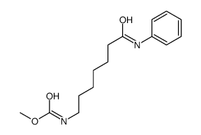 methyl N-(7-anilino-7-oxoheptyl)carbamate Structure