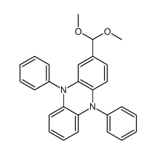 2-(dimethoxymethyl)-5,10-diphenylphenazine Structure