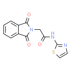 2-(1,3-dioxoisoindolin-2-yl)-N-(thiazol-2-yl)acetamide Structure